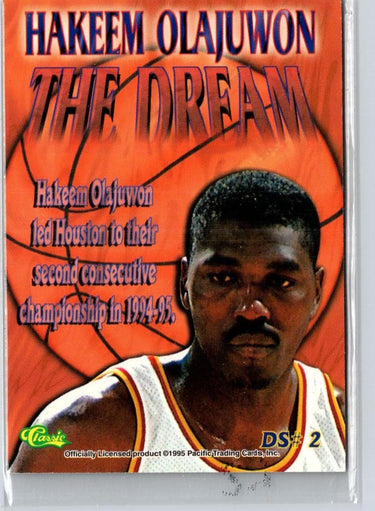1995 Pacific Prisms #DS2 Hakeem Olajuwon Olajuwon A27