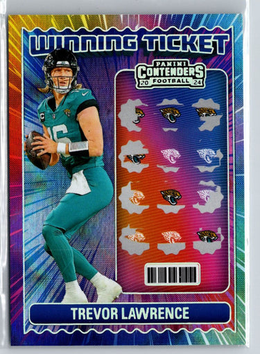2024 Panini Contenders #6 Trevor Lawrence Winning Ticket Silver A27