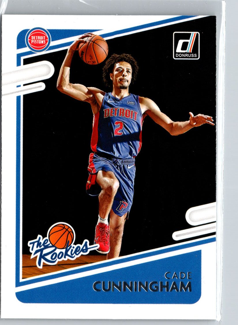 2021-22 Donruss #1 Cade Cunningham The Rookies A27