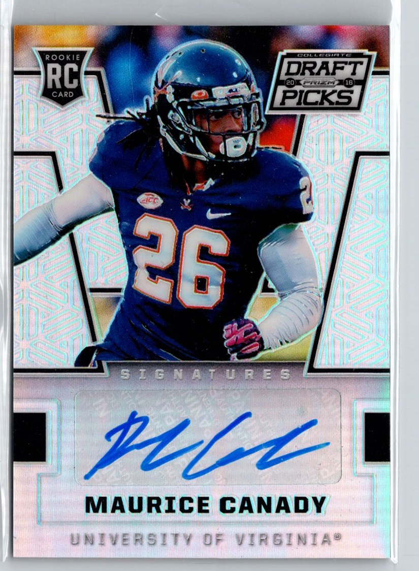 2016 Prizm Collegiate Draft Picks #223 Maurice Canady Autographs A27