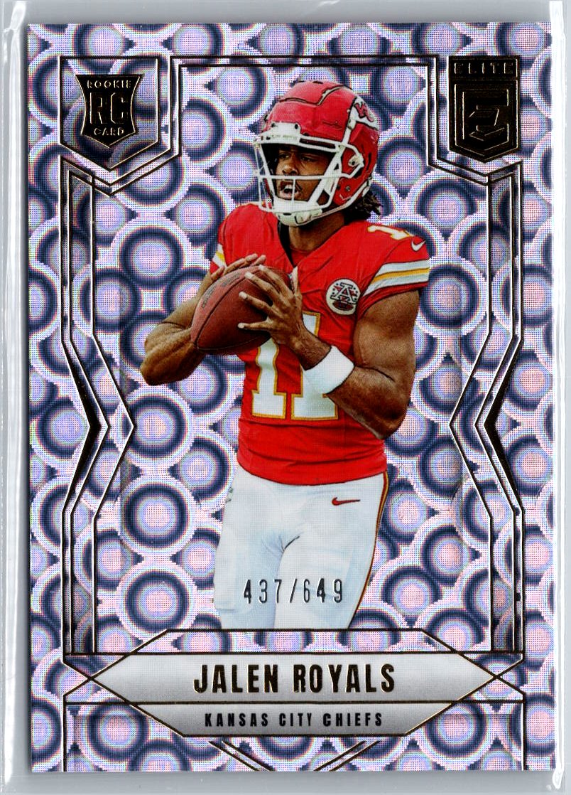 2025 Donruss Elite #145 Jalen Royals Lavender Pyramids #/649 A28