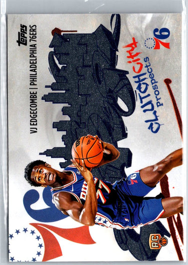 2025-26 Topps #CC-3 VJ Edgecombe Clutch City Prospects A28