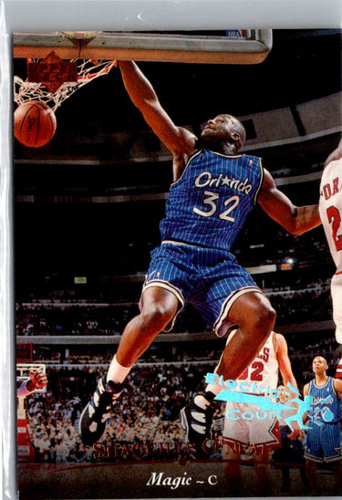 1995-96 Upper Deck #95 Shaquille O'Neal Electric Court A29