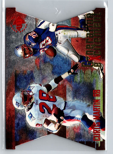 1997 Upper Deck UD3 #GE11 Curtis Martin Generation Excitement A31
