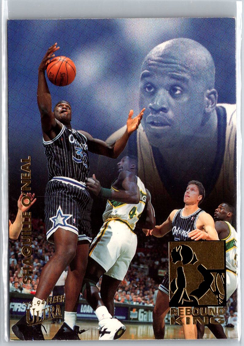 1993-94 Ultra #9 Shaquille O'Neal Rebound Kings A29