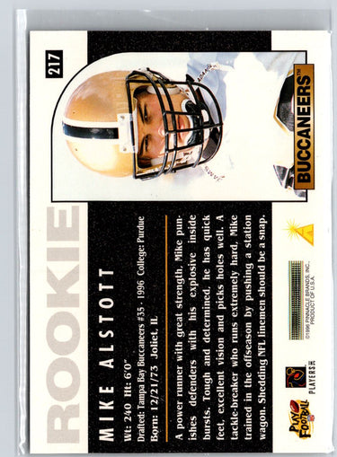1996 Score #217 Mike Alstott A31
