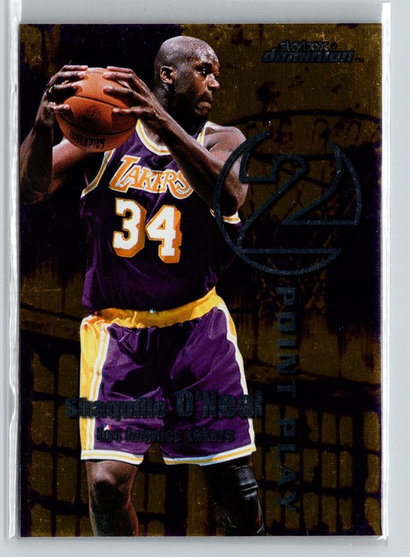 1999-00 SkyBox Dominion Shaquille O'Neal Michael Olowokandi  A30