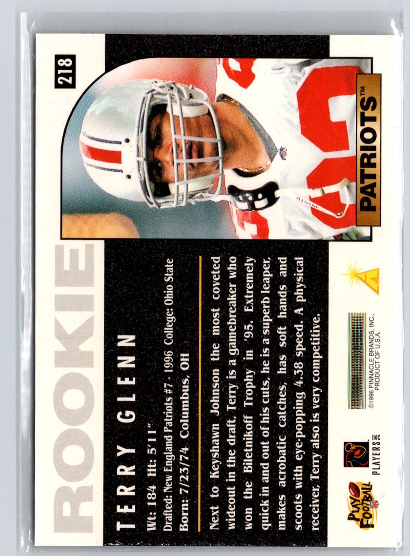 1996 Score #218 Terry Glenn A31