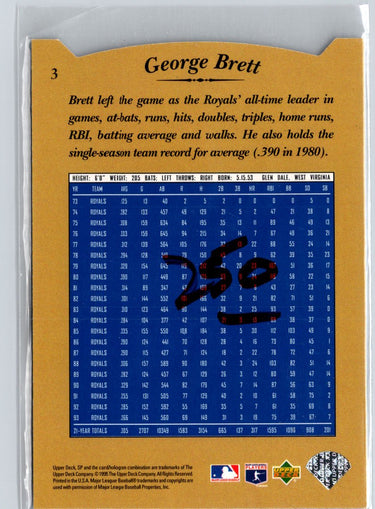 1995 SP #3 George Brett A30