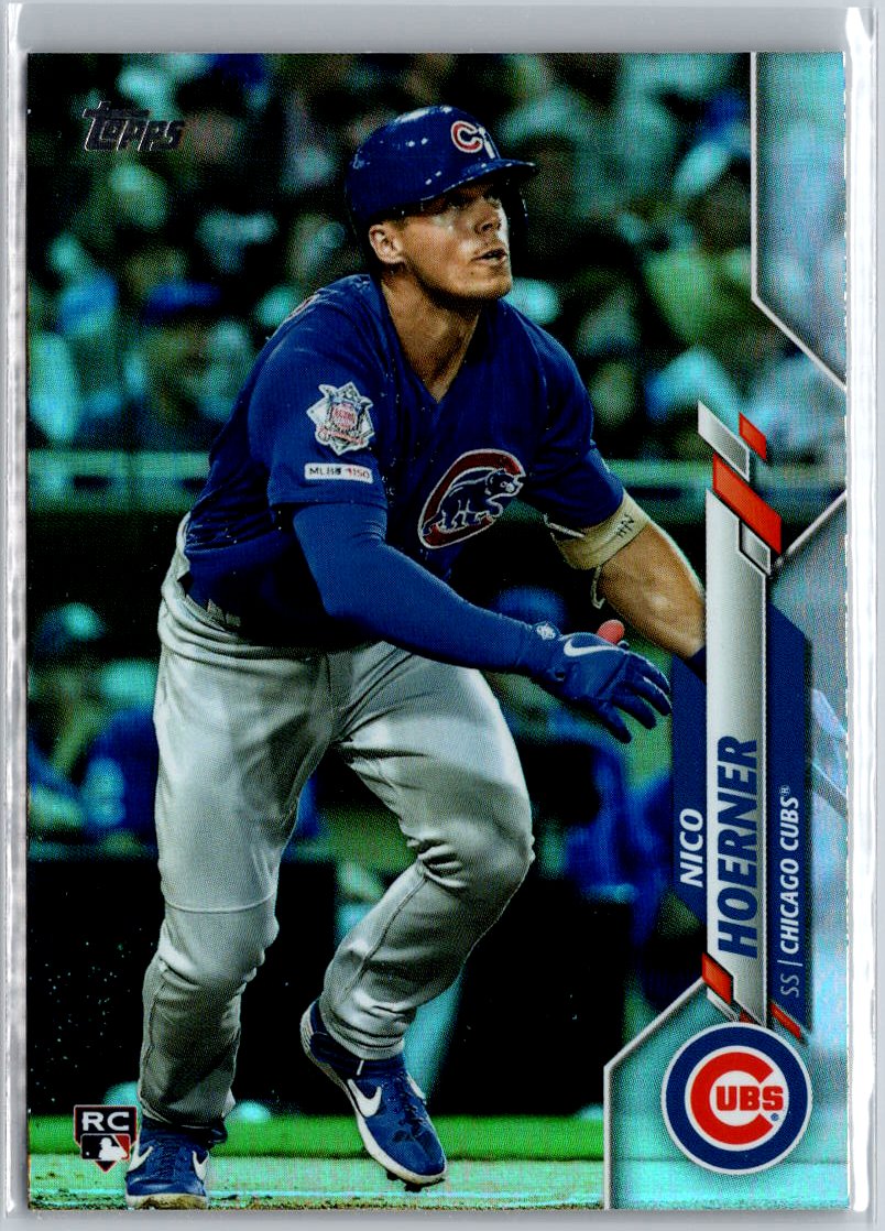 2020 Topps Chrome #161 Nico Hoerner Refractor A28