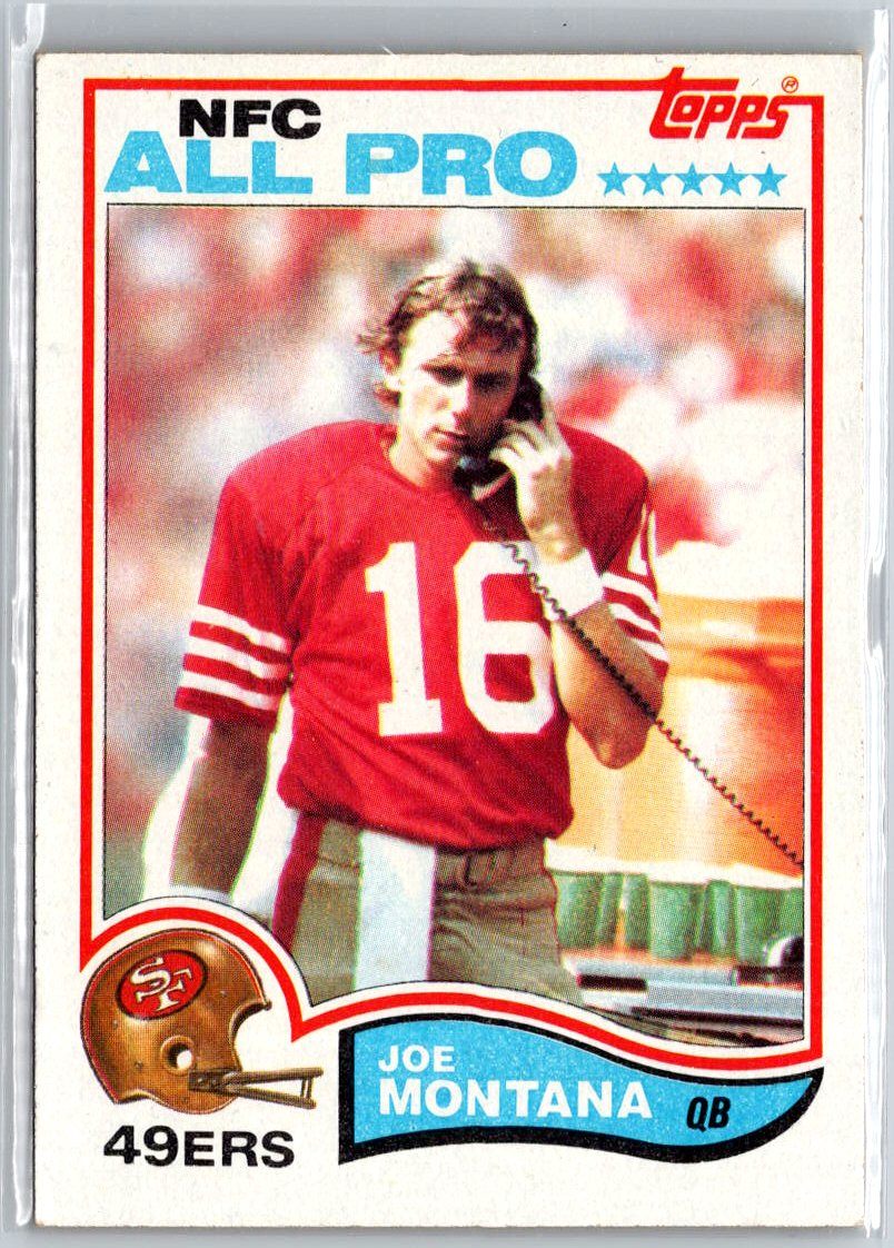 1982 Topps #488 Joe Montana A29