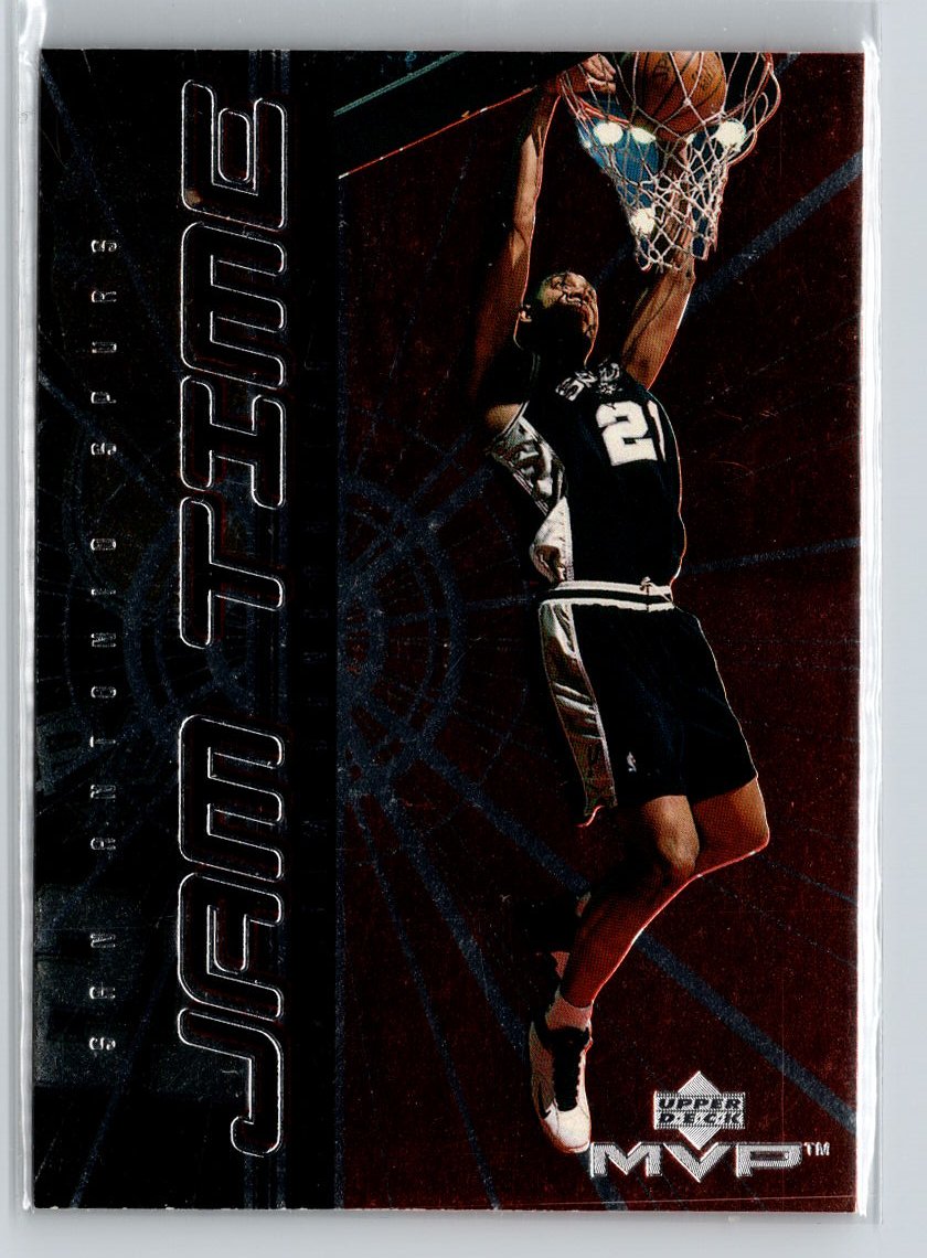 1999-00 Upper Deck MVP #JT6 Tim Duncan Jam Time A31