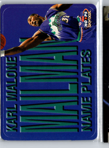 1999-00 Hoops #3NP Karl Malone Name Plates A31