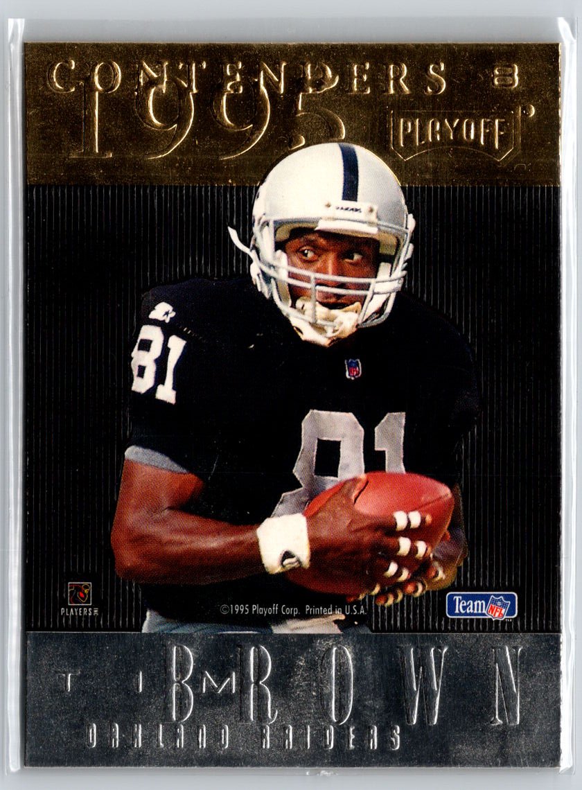 1995 Playoff Contenders #8 Michael Irvin / Tim Brown Back to Back B1