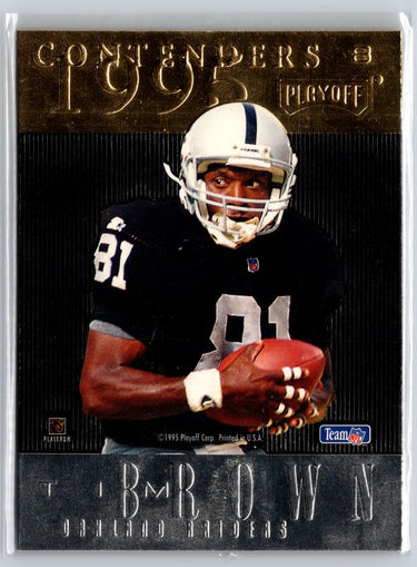 1995 Playoff Contenders #8 Michael Irvin / Tim Brown Back to Back B1