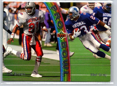 1992 Upper Deck #PB15 Tim Brown / Mel Gray Pro Bowl B4