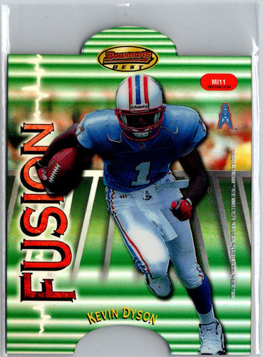 1998 Bowman's Best Tim Brown / Kevin Dyson Mirror Image Refractor #/100 B7