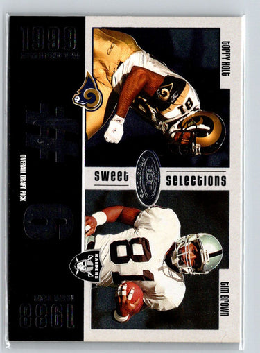 2003 Fleer Hot Prospects #6 SS Torry Holt / Tim Brown Sweet Selections B14