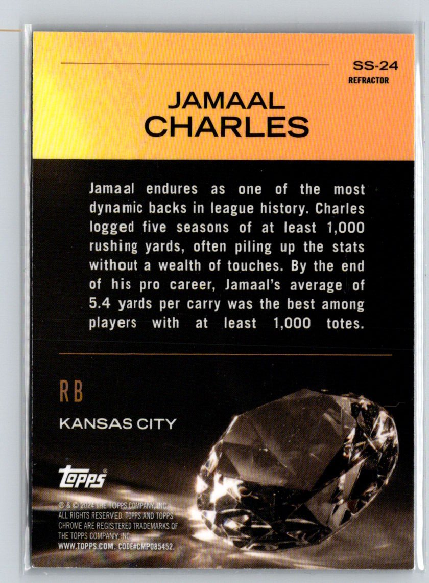 2024 Topps Chrome #SS-24 Jamaal Charles Sunday Swag Refractor C1