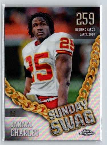 2024 Topps Chrome #SS-24 Jamaal Charles Sunday Swag Refractor C1