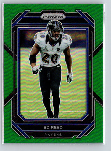 2022 Panini Prizm #28 Ed Reed Green C1