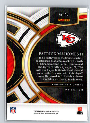 2023 Panini Select #140 Patrick Mahomes II C1