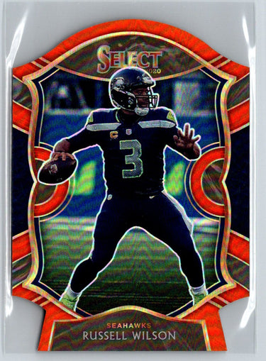 2020 Panini Select #4 Russell Wilson Red Prizm Die Cut C1