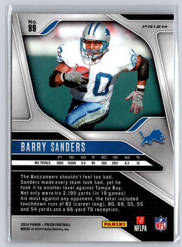 2024 Panini Prizm #99 Barry Sanders Red White and Blue C1