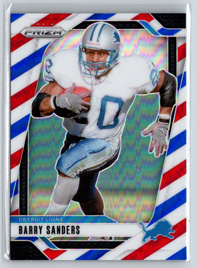 2024 Panini Prizm #99 Barry Sanders Red White and Blue C1