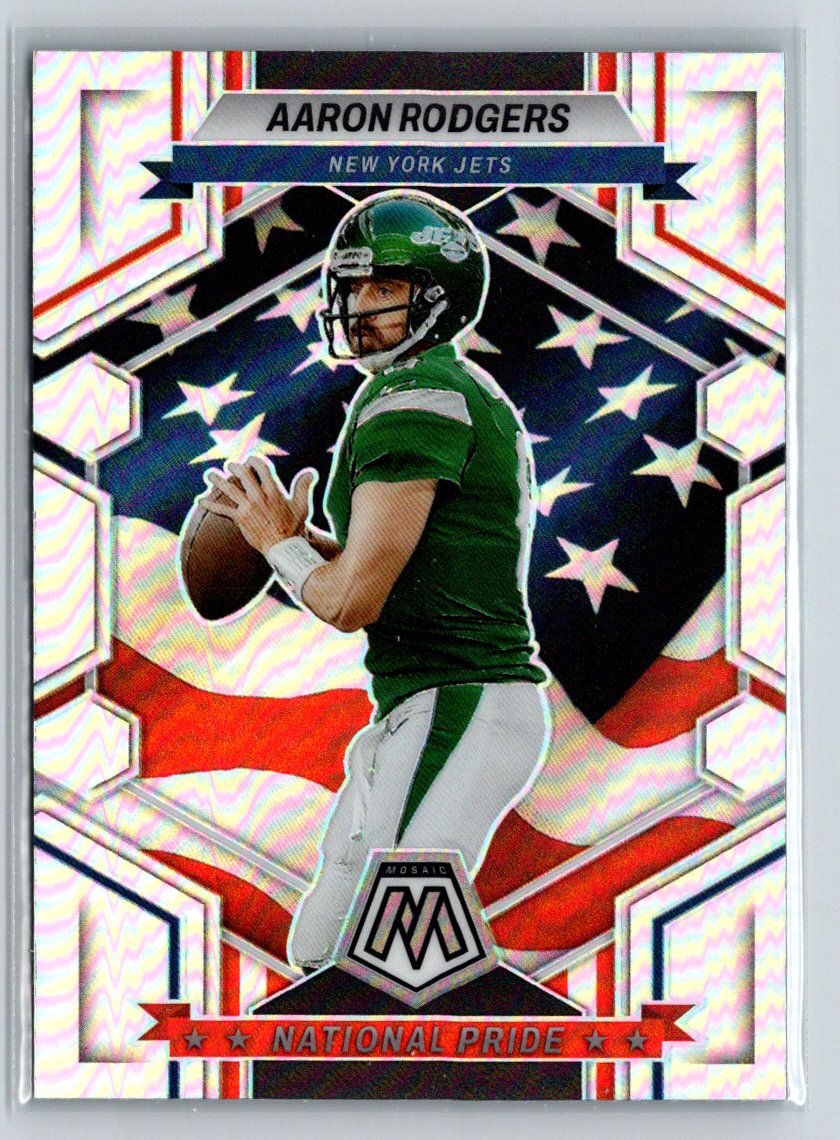 2023 Panini Mosaic #253 Aaron Rodgers Silver C1
