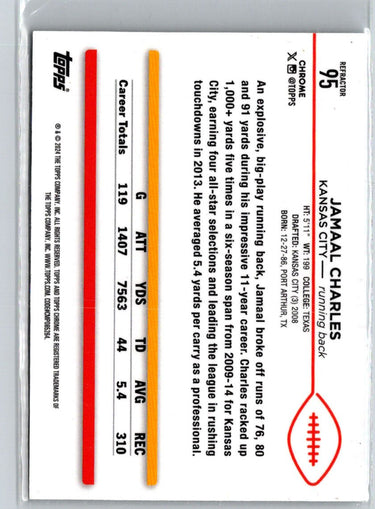 2024 Topps Chrome #95 Jamaal Charles Refractor C1