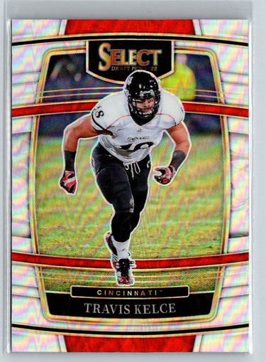 2022 Panini Select Draft Picks #30 Travis Kelce Silver Prizm C1