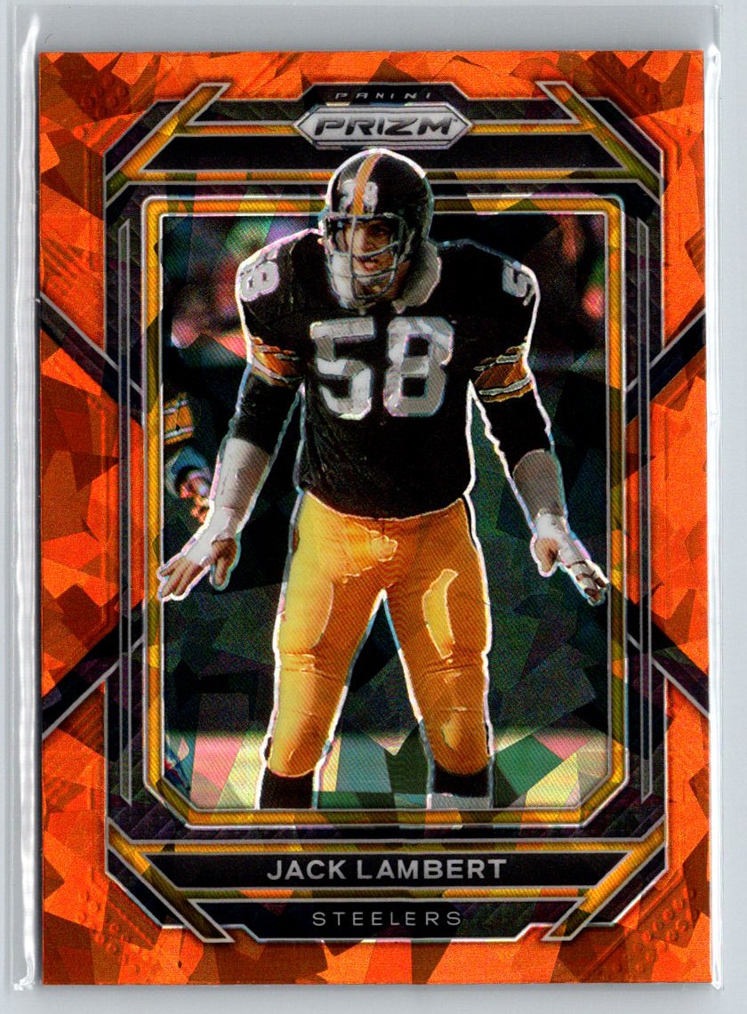 2022 Panini Prizm #253 Jack Lambert Orange Ice C2