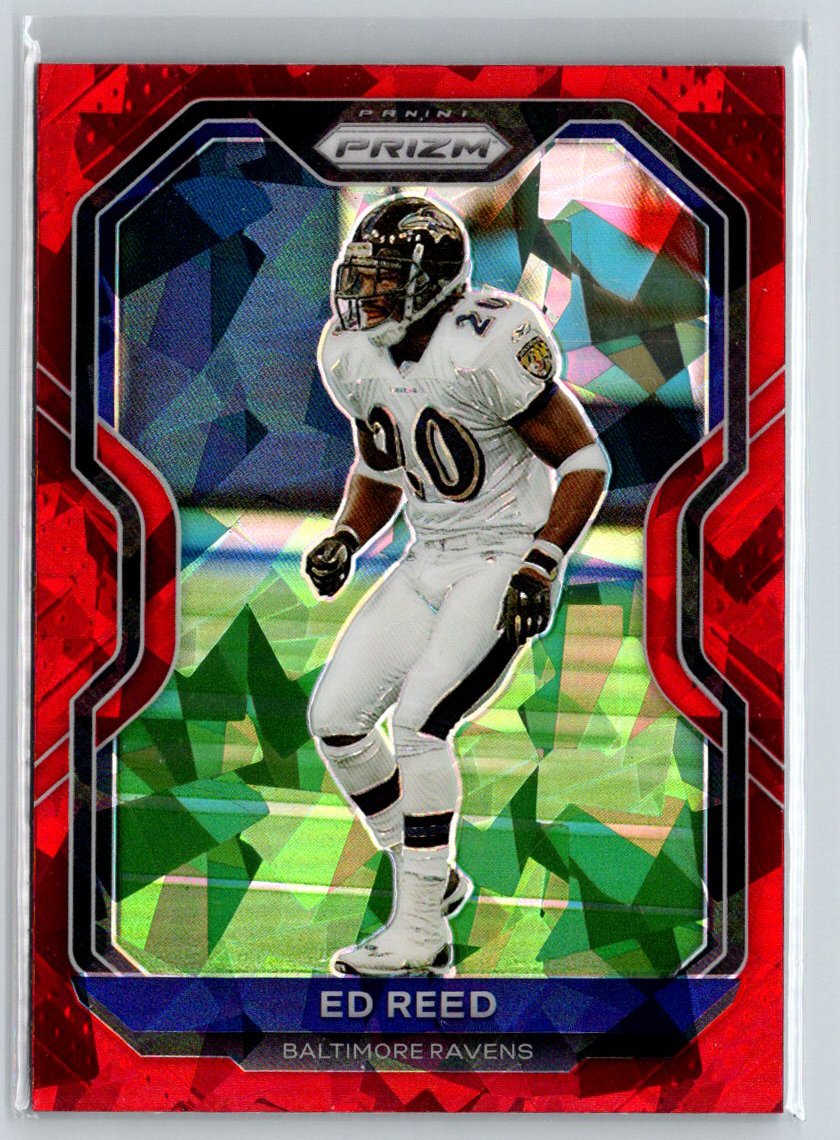 2020 Panini Prizm #46 Ed Reed Prizm Red Ice C2