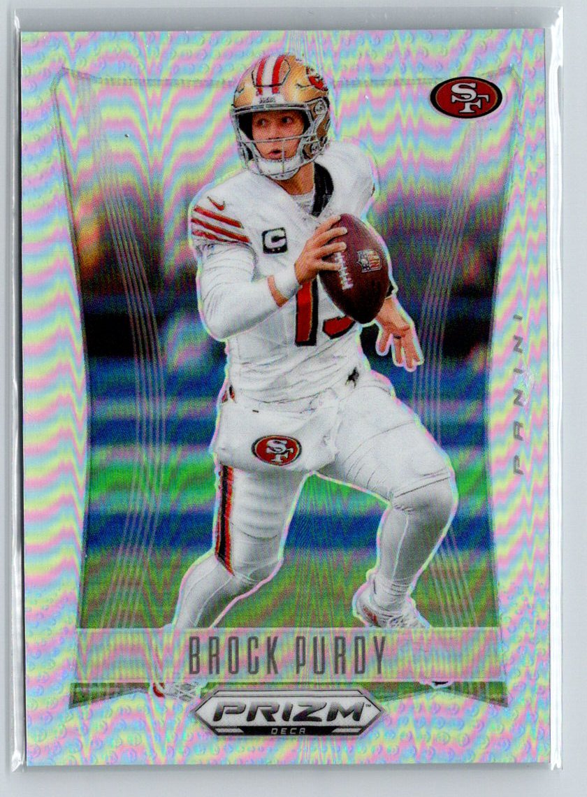 2024 Panini Prizm Deca #256 Brock Purdy Silver Prizms C2