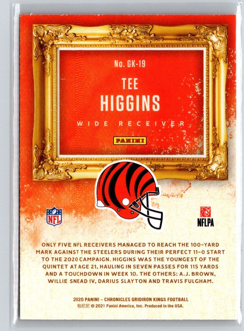 2020 Panini Chronicles #GK-19 Tee Higgins Gridiron Kings C2