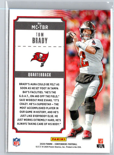 2020 Panini Contenders #MC-TBR Tom Brady MVP Contenders C2