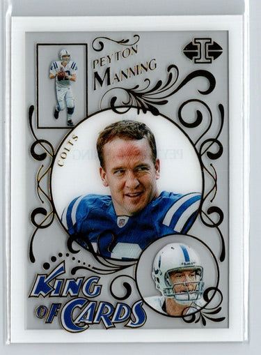 2021 Panini Illusions #KC-17 Peyton Manning King of Cards C2