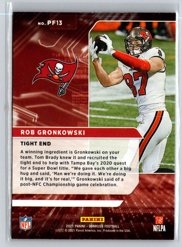 2021 Donruss #PF13 Rob Gronkowski Power Formulas C2