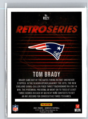 2021 Donruss #RS21 Tom Brady Retro Series C2