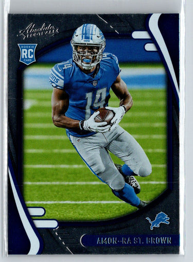 2021 Panini Absolute #131 Amon-Ra St. Brown Green C3