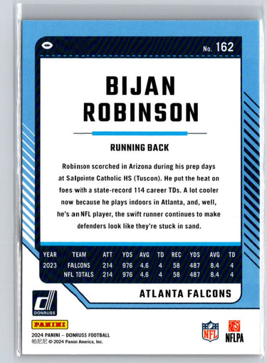 2024 Donruss #162 Bijan Robinson Press Proof Red C3