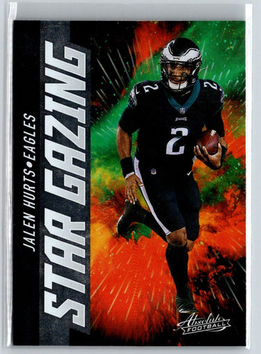 2021 Panini Absolute #SG18 Jalen Hurts Star Gazing C3