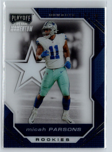 2021 Panini Chronicles #PMR-35 Micah Parsons Playoff Momentum Rookies C3