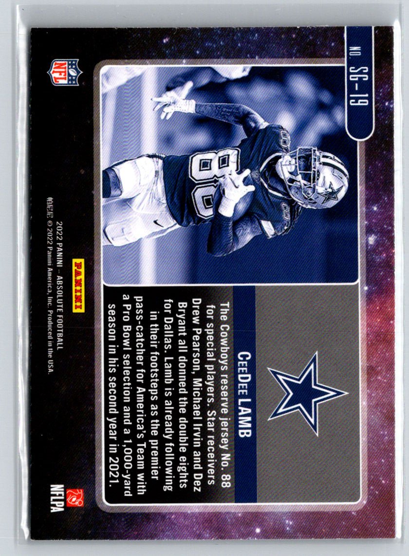 2022 Panini Absolute #SG-19 CeeDee Lamb Star Gazing C3
