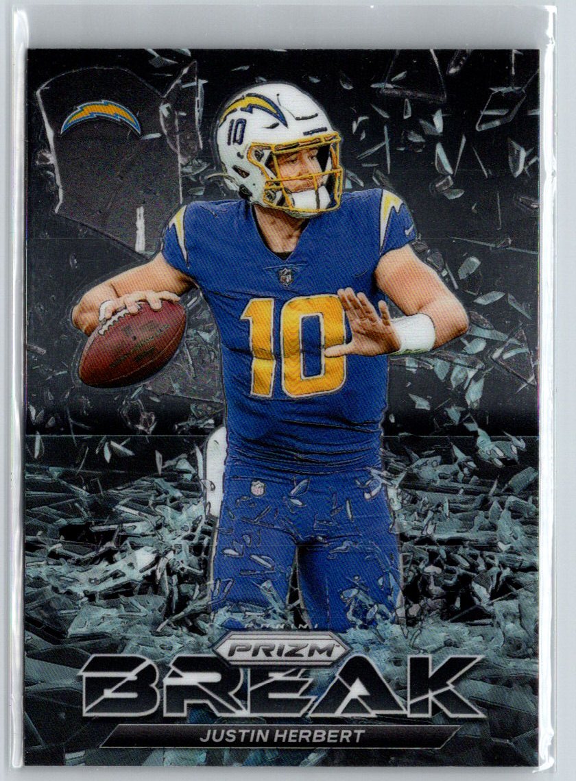 2021 Panini Prizm #PB-1 Justin Herbert Prizm Break C3
