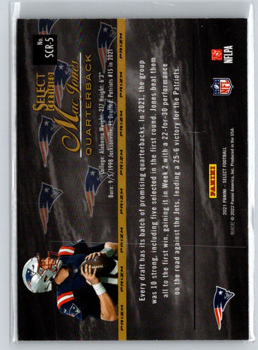 2021 Panini Select #RS-5 Mac Jones Rookie Selections Prizm C3