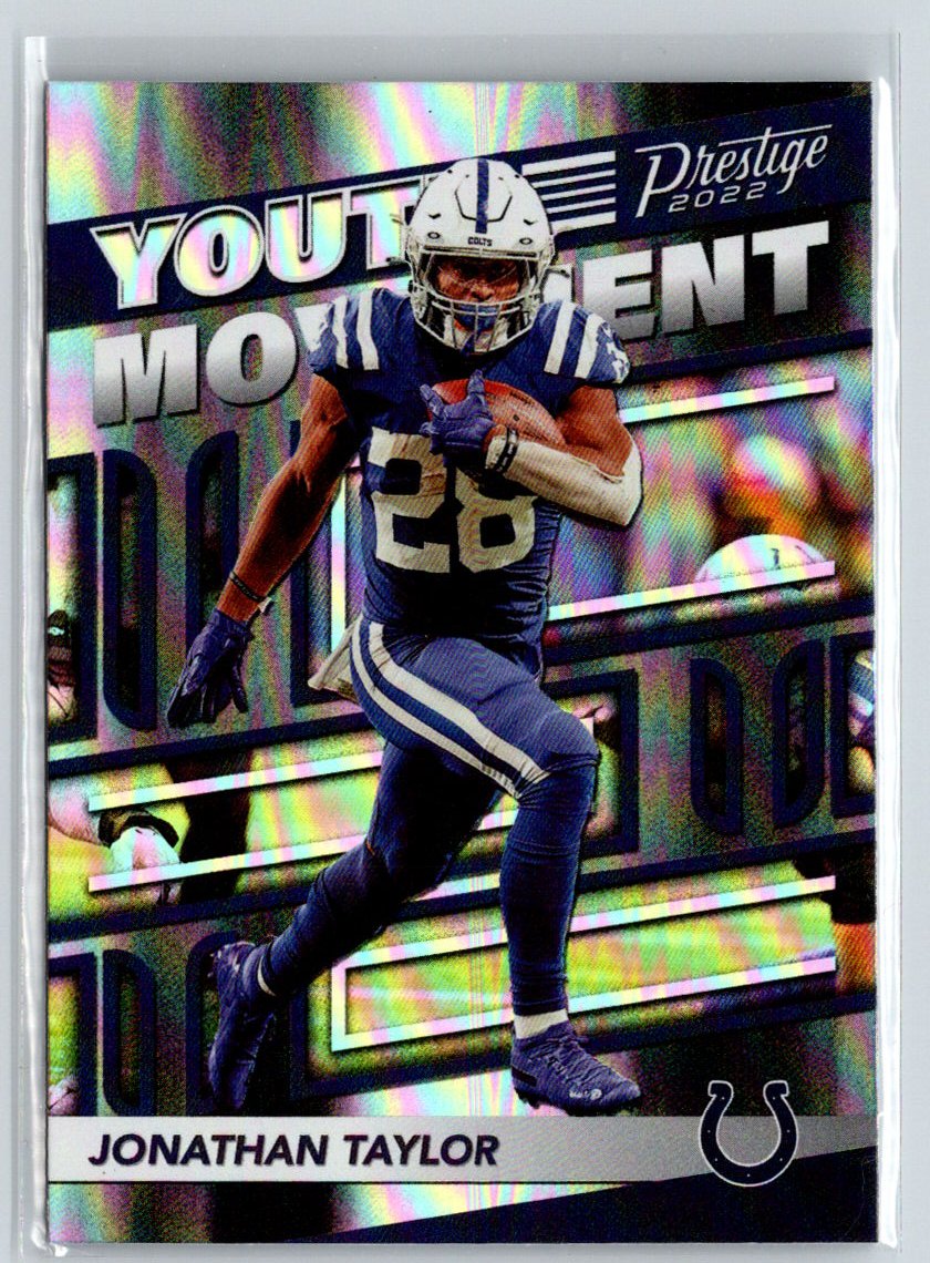 2022 Panini Prestige #YM-18 Jonathan Taylor Youth Movement C3