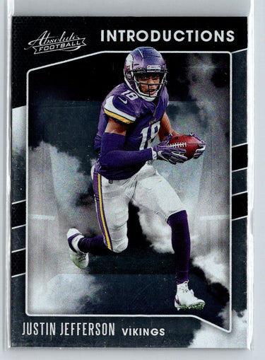 2020 Panini Absolute #I-JUJ Justin Jefferson Introductions C3