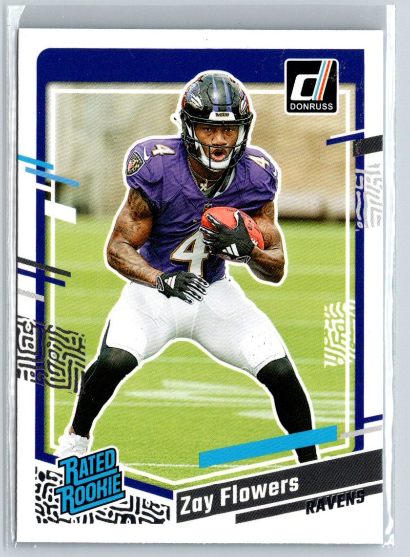 2023 Donruss #307 Zay Flowers C3